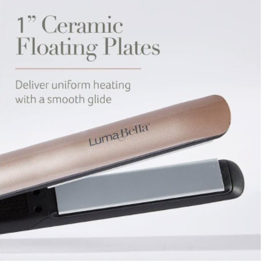 LumaBella Dual Touch Hair Straightener